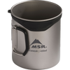 MSR Titan Cup 450mL handle folded