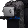 Black Diamond Betalight Pack Satellite Bag on backpack side view