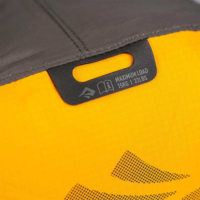 Evac Dry Bag 20L Large, Sea to Summit Evac Dry Bag 20L Large in TURKISH TILE BLUE  D-ring attachment