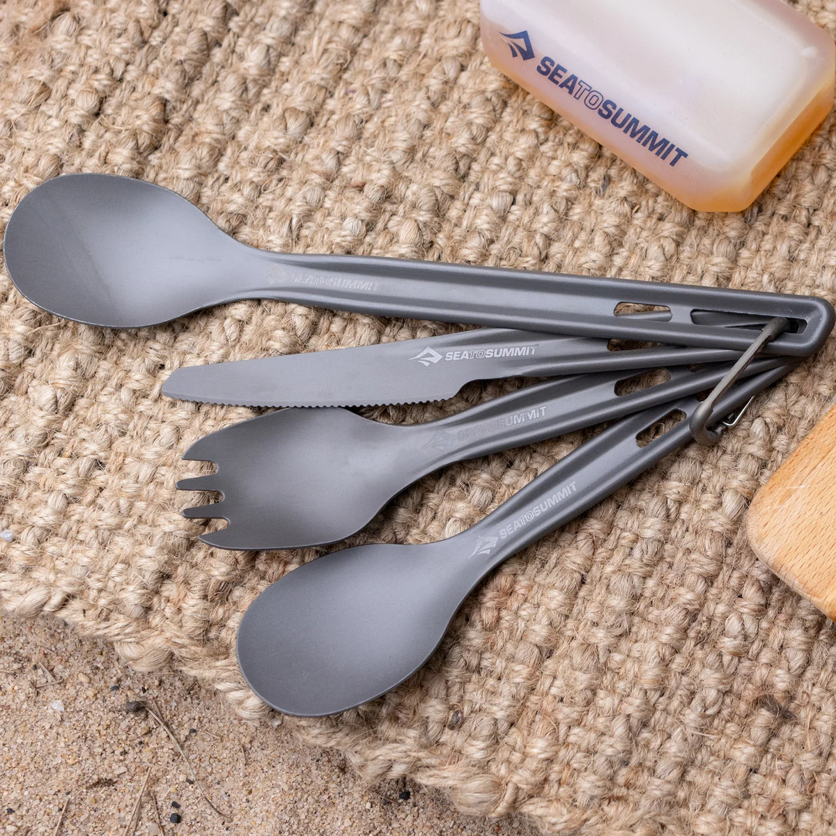 Frontier Ultralight Fork, Spoon & Knife Cutlery Set alternate view