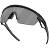 Oakley Sphaera Polarized in Matte Black/Prizm Black front left bottom