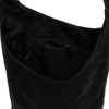 BAGGU Small Nylon Sling in Black inside zipper pocket