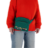 Baggu Fanny Pack in Peanuts theme on model