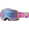 Smith Sport Optics Youth Grom in Carnation Puzzle + Blue Sensor Mirror