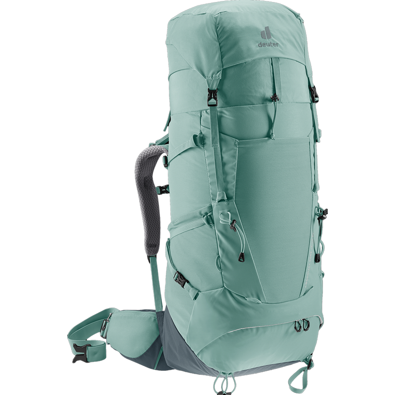 Aircontact Core 45+10 SL, Deuter Aircontact Core 45+10 SL in Jade-Graphite front left