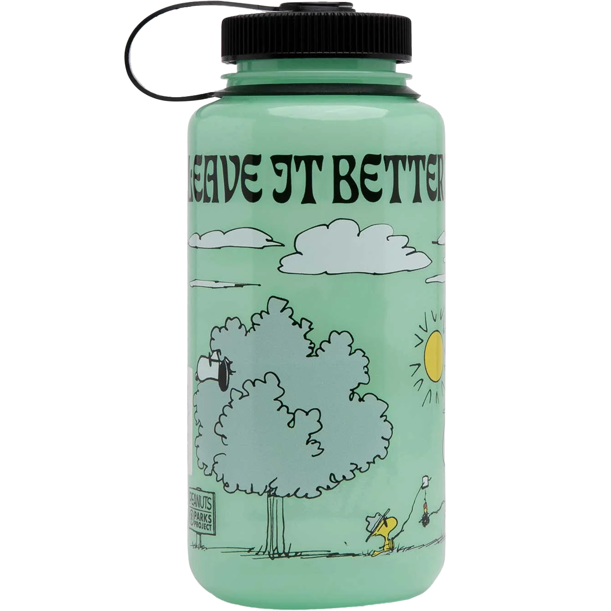 Peanuts x Parks Project Recycled Water Bottle and Sticker Pack alternate view