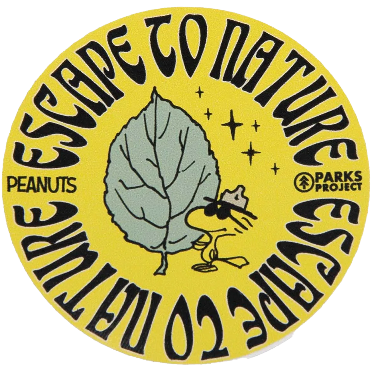 Peanuts x Parks Project Recycled Water Bottle and Sticker Pack alternate view