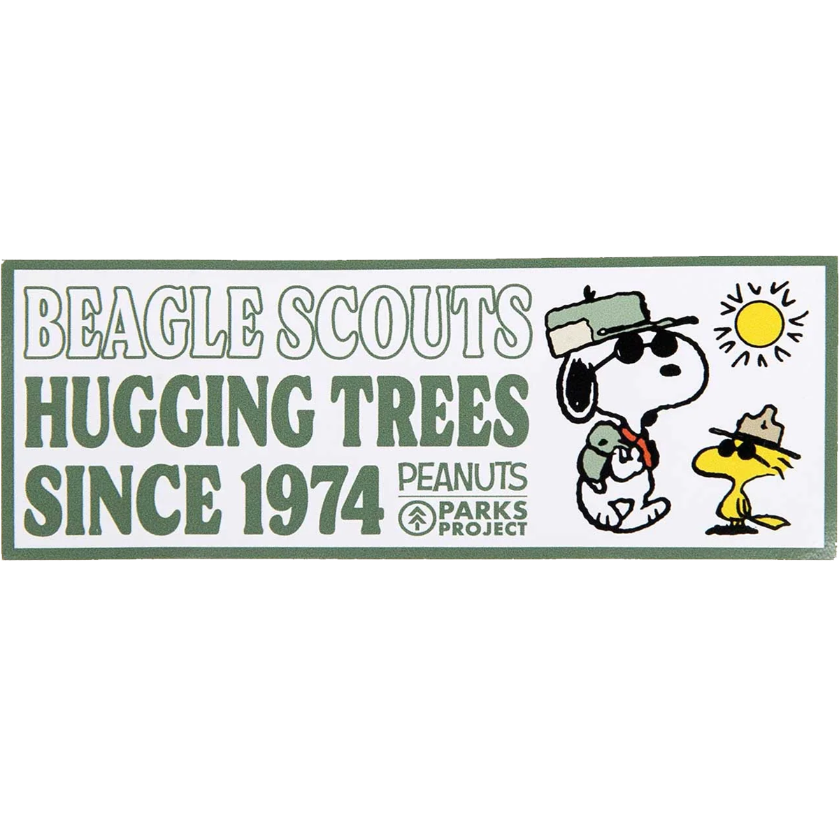 Peanuts x Parks Project Recycled Water Bottle and Sticker Pack alternate view
