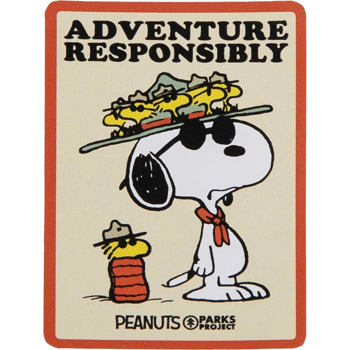 Peanuts x Parks Project Recycled Water Bottle and Sticker Pack alternate view