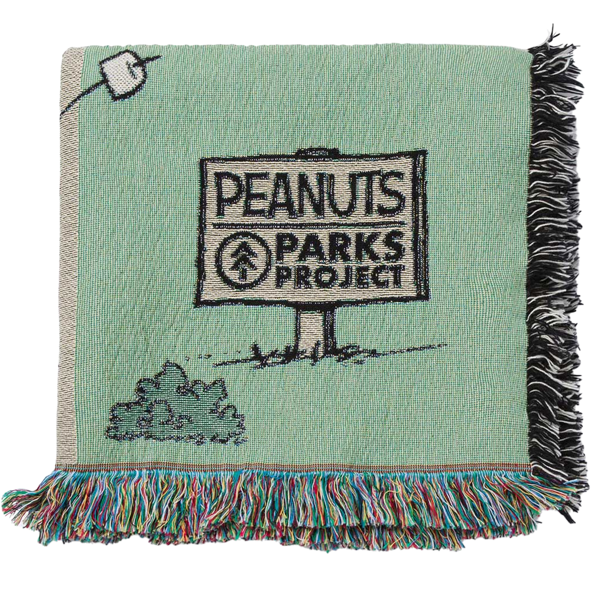 Peanuts x Parks Project Woven Blanket alternate view