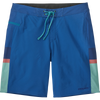 Patagonia Men's Hydropeak SP Boardshort 19" in Bayou Blue/Topa Stripe