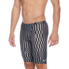 Nike Swim Men's Multi Print Jammer in Smoke Grey