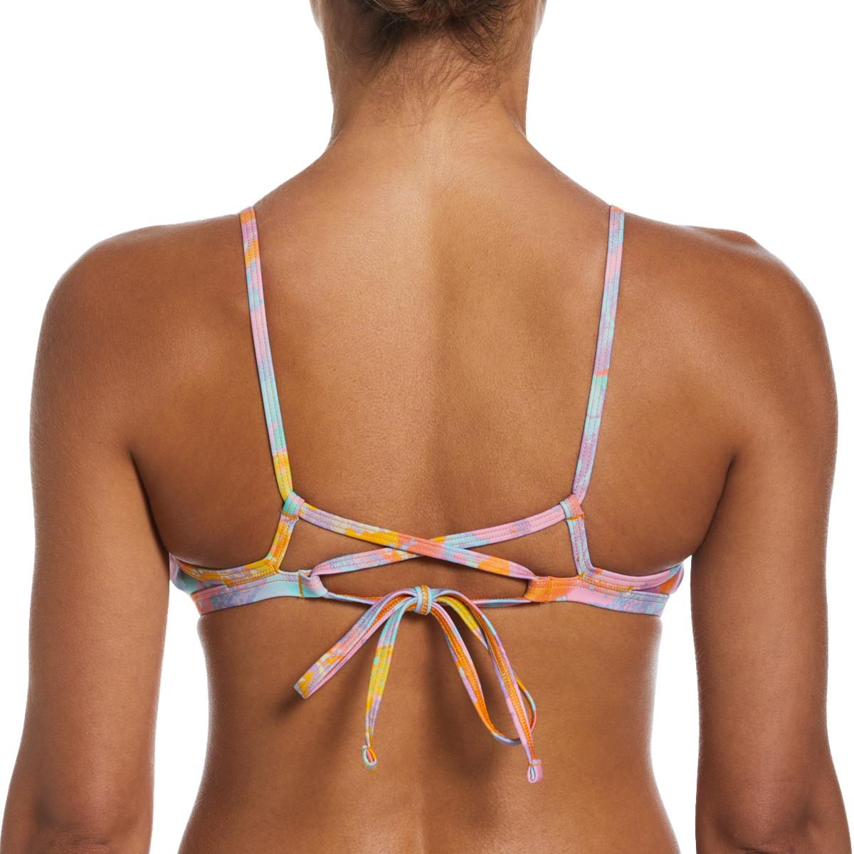 Women's Multi Print Lace Up Tie Back Top – Sports Basement