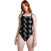 Speedo Women's Precision Strappy Crossback One Piece in Team Black/White