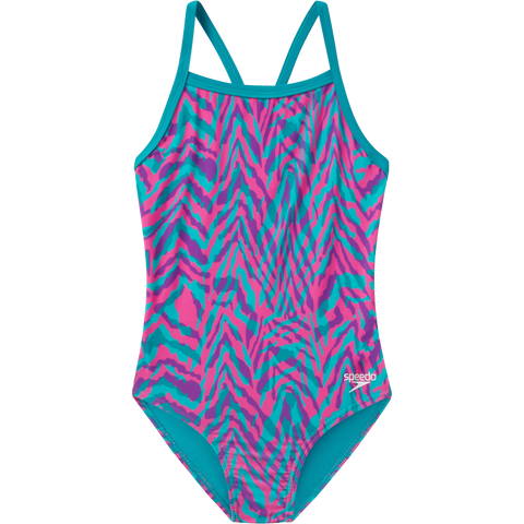 Youth Mini Vibe Printed Propel Back One Piece