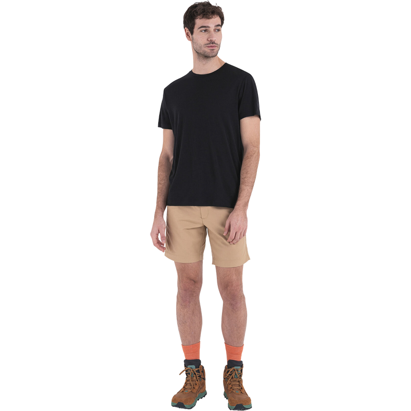 Men's Merino 150 Tech Lite III Short Sleeve, Icebreaker Men's Merino 150 Tech Lite III Short Sleeve in Black front