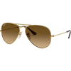 Ray ban Aviator M Arista Gold/Brown Gradient front left