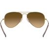 Ray ban Aviator M Arista Gold/Brown Gradient back