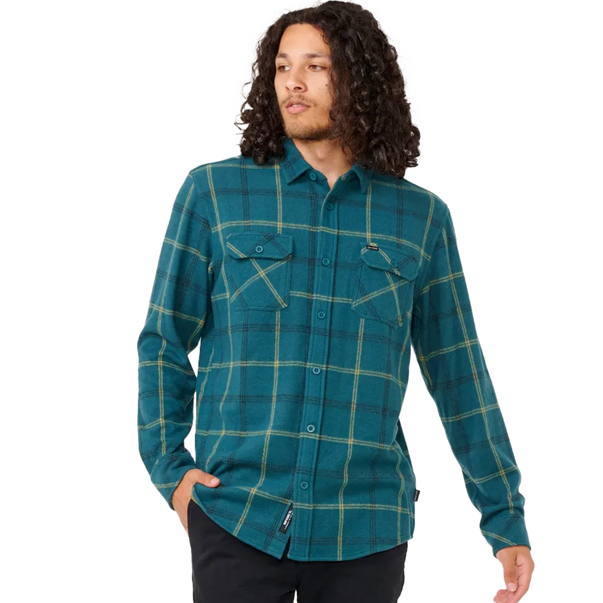 Men's Grid Long Sleeve Shirt alternate view