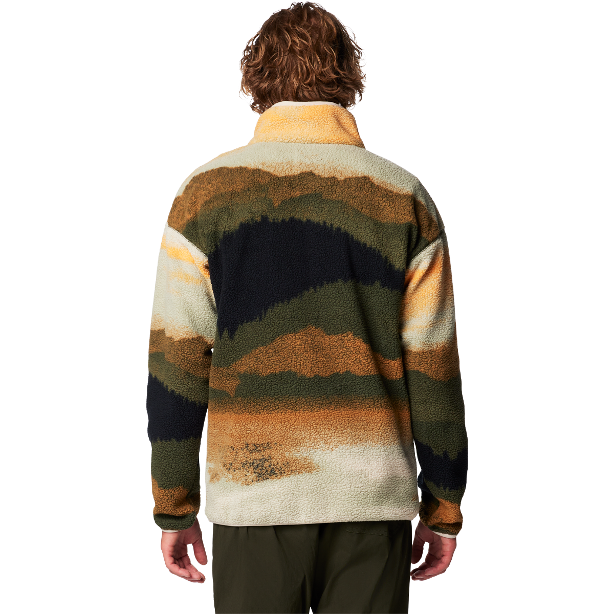 Men's Helvetia II Printed 1/2 Snap Printed Fleece Pullover alternate view