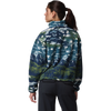 Columbia Women's Helvetia II Printed Crop 1/2 Snap Pullover in 492-Everblue Sisters back