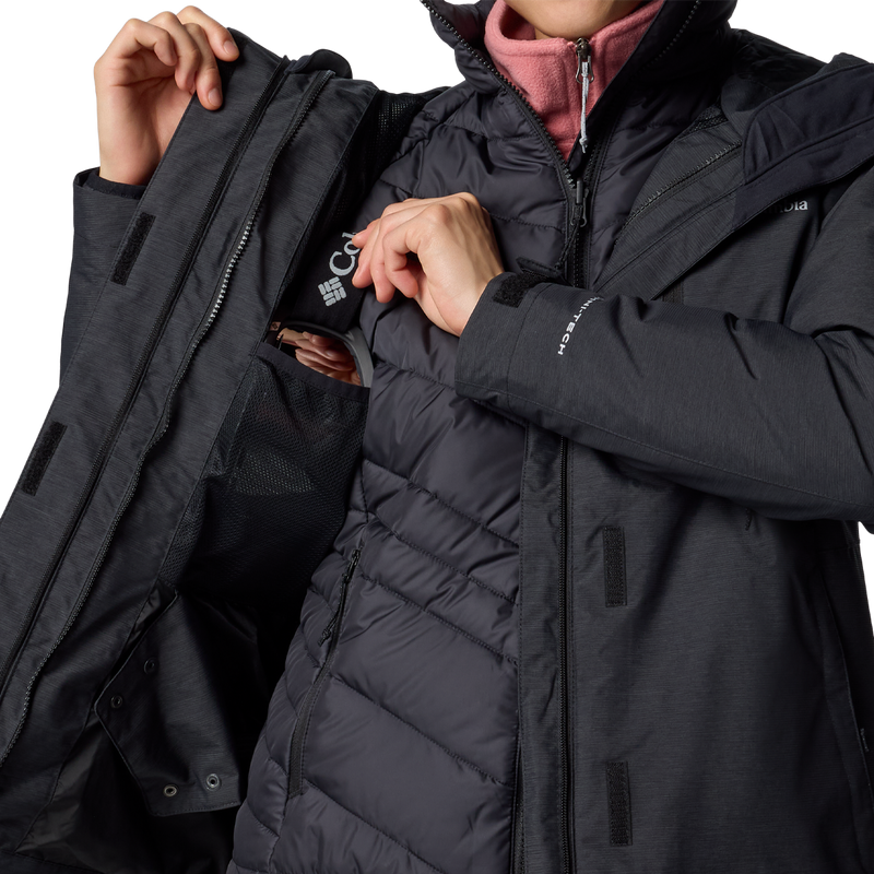 Women's Whirlibird V Interchange Jacket, Columbia Women's Whirlibird™ V Interchange Jacket goggle pocket