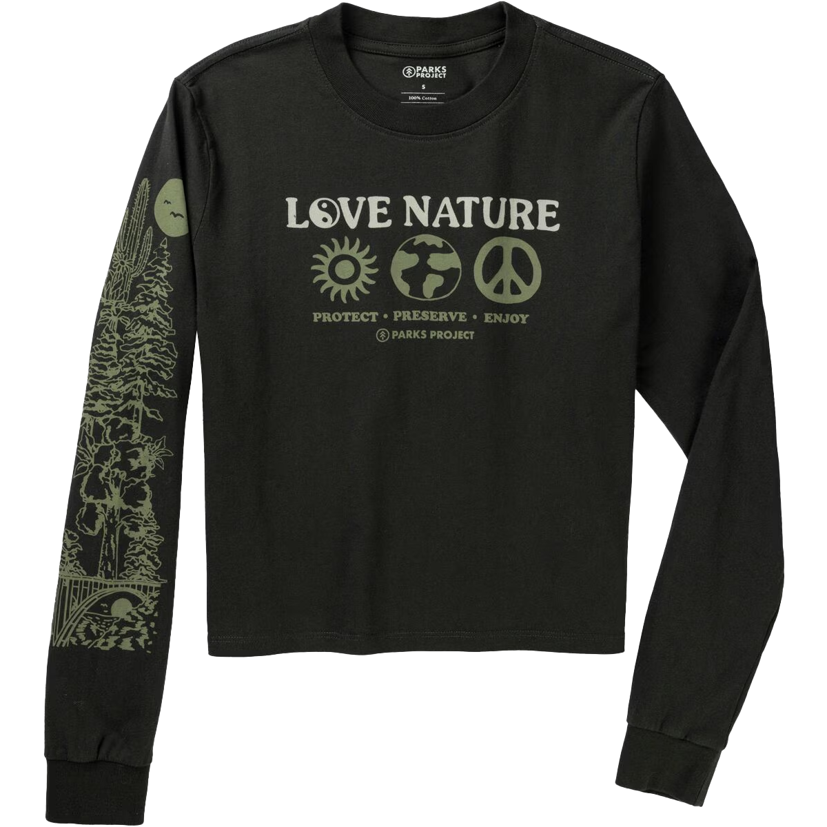 Women's Love Nature Boxy Long Sleeve alternate view