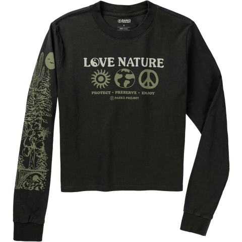 Women's Love Nature Boxy Long Sleeve