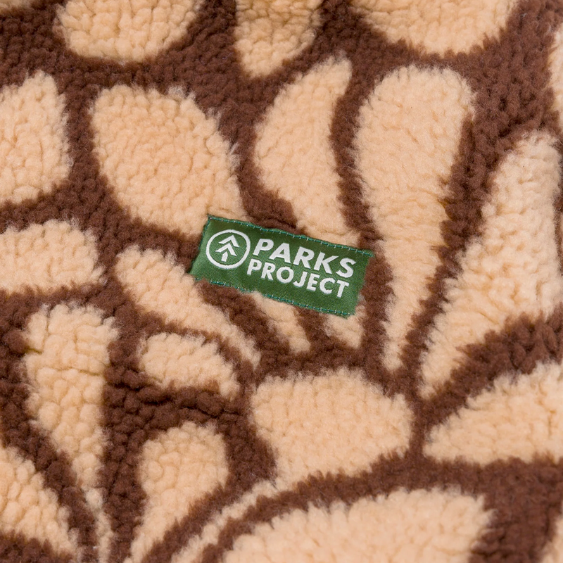 Women's Desert Wildflowers Fleece Jacket, Parks Project Desert Wildflowers High Pile Women's Jacket label