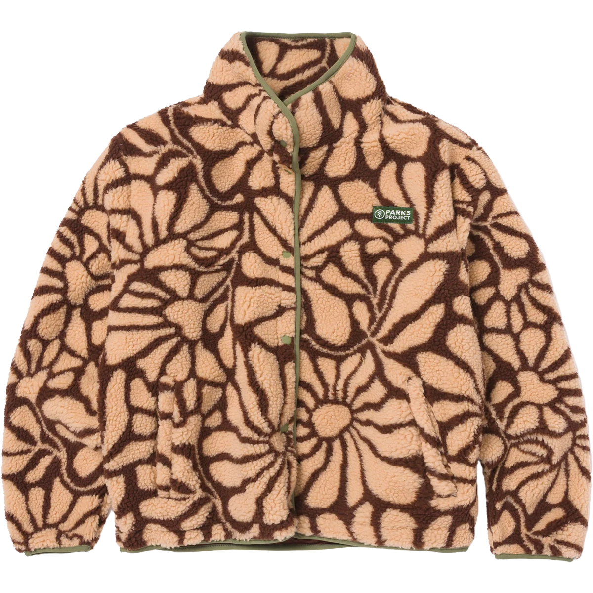 Women's Desert Wildflowers Fleece Jacket alternate view