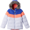 Columbia Youth Arctic Blast III Jacket in Snowdrift/Hot Coral