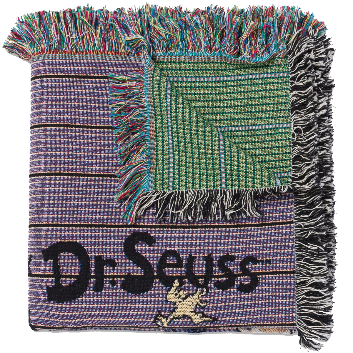 Dr. Seuss x Parks Project Striped Woven Blanket alternate view