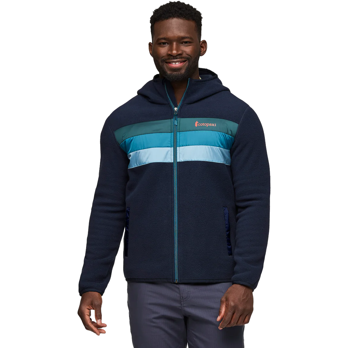 Men's Teca Fleece Hooded Full-Zip Jacket alternate view