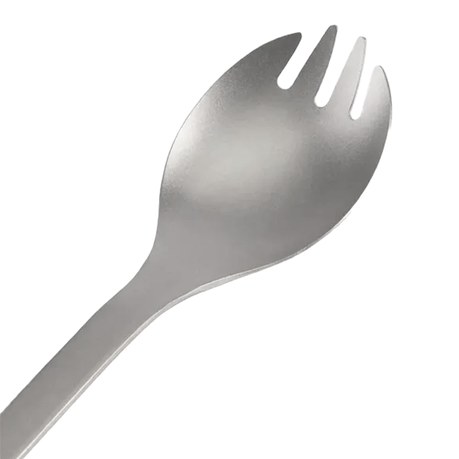 Long Titanium Spork alternate view
