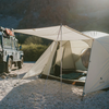 Snow Peak Alpha Breeze at camp