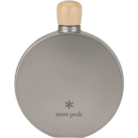 Round Titanium 5 oz Flask