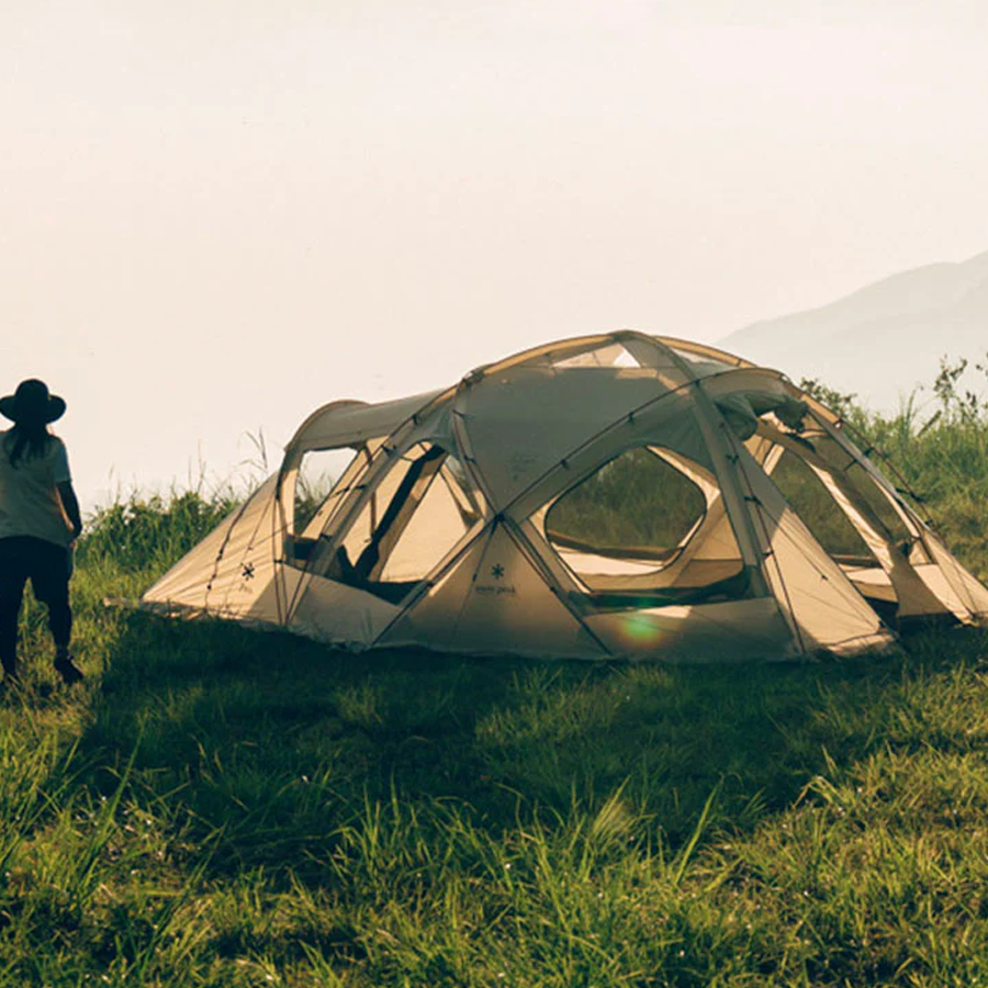 snow peak DOCK DOME Pro. 6 アイボリー付属品あり snow peak DOCK DOME Pro. 6 アイボリー付属品あり