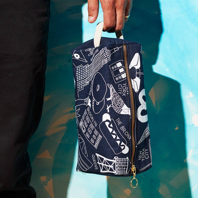 San Francisco Dopp Kit, Maptote San Francisco Dopp Kit in hand