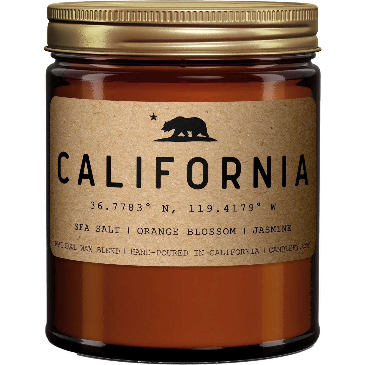 California Golden State Candle alternate view