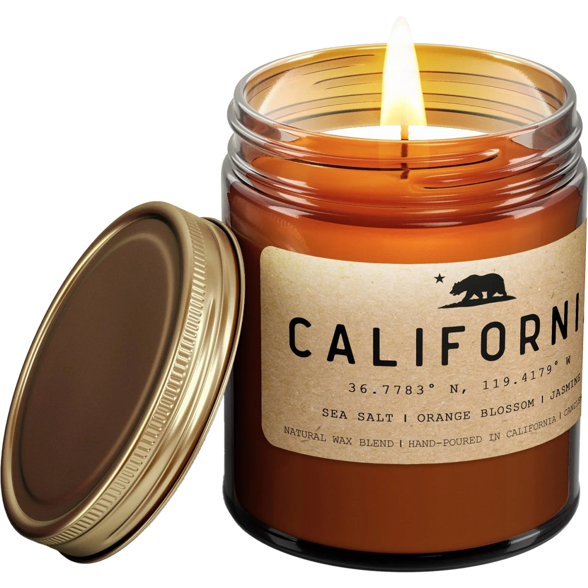 California Golden State Candle alternate view