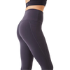 MPG Women's Vital High-Waisted Side Pocket Legging 26" in Charcoal back right