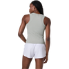 Vuori Women's SL Pose Piped Tank in TLC Talc back