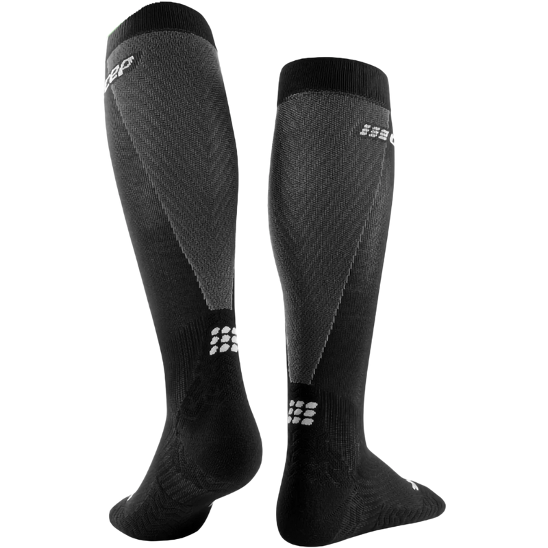 Men's UltraLight Tall Compression Socks, CEP Compression Men's UltraLight Tall Compression Socks in Black/Grey back