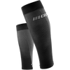 CEP Compression Men's UltraLight Compression Calf Sleeves in Black/Light Grey