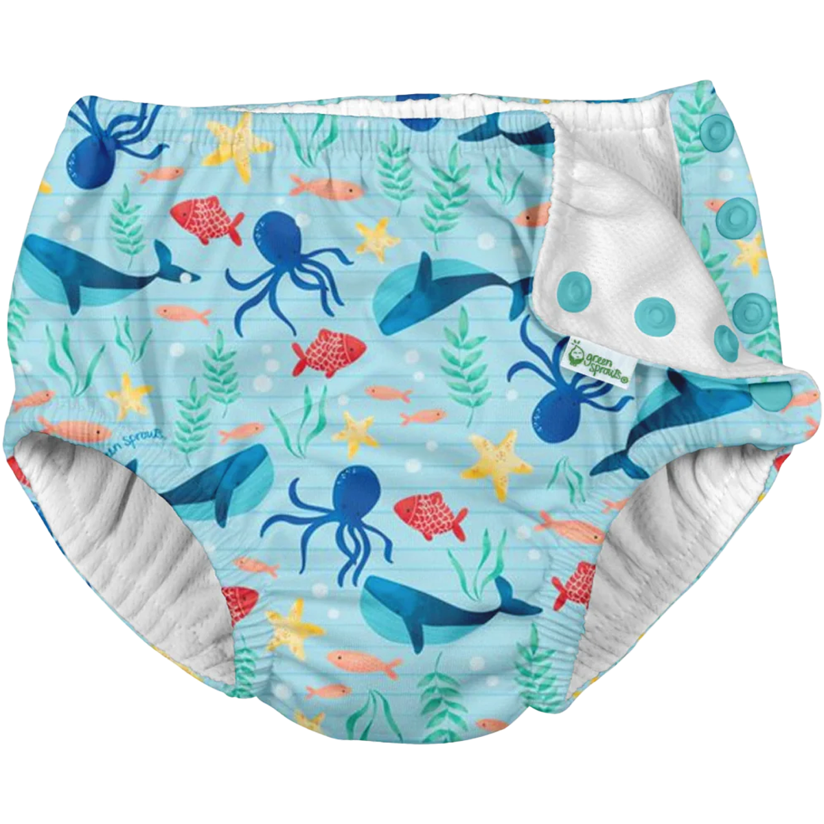 Youth Snap Swim Diaper alternate view