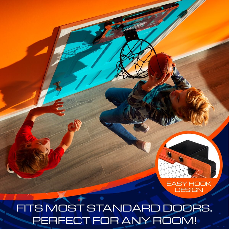 Nerf Pro Hoop, Franklin Sports Nerf Pro Hoop in Orange action and specs