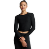 Beyond Yoga Featherweight Your Fit Long Sleeve Top in Darkest Night