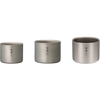 Snow Peak Ti-Double M200 Stacking Mug sizes