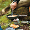 Snow Peak Folding Spatula at camp