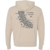 Wild Tribute California Topo Hoodie back